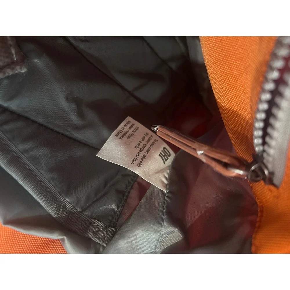 ORI London Bantry B Backpack Unisex Small Orange Weather Resistant Nylon Bag